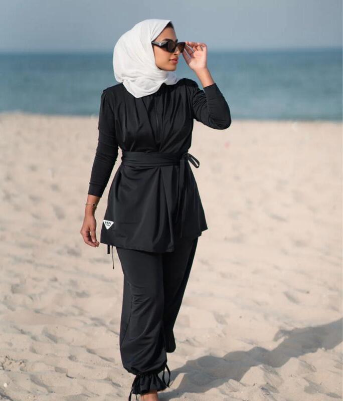 Burkini with Loose Pants + Turban