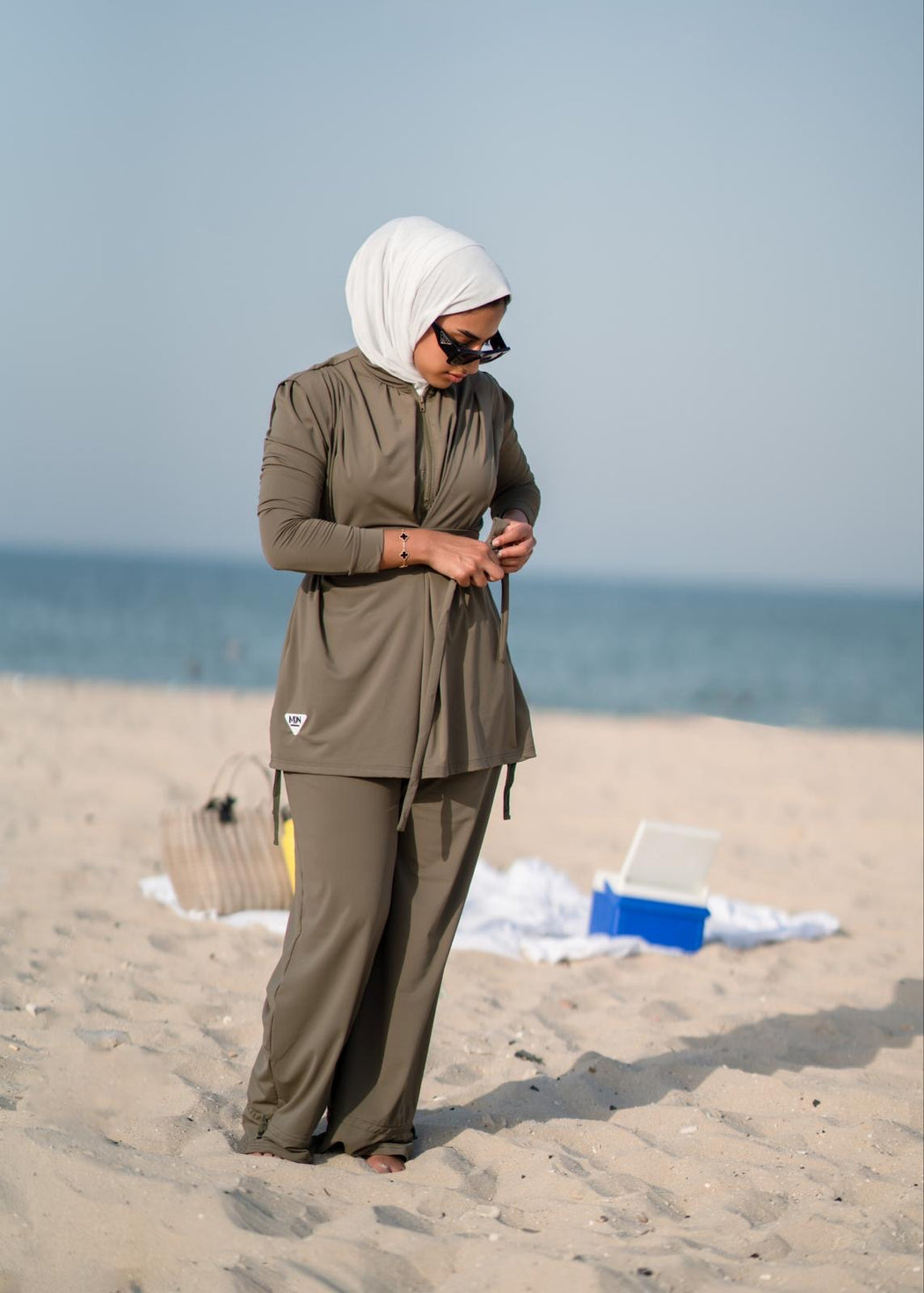 Burkini with Loose Pants + Turban