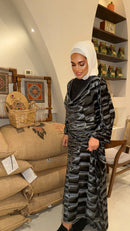 Quilted Velvet Cowl Neck Daraa