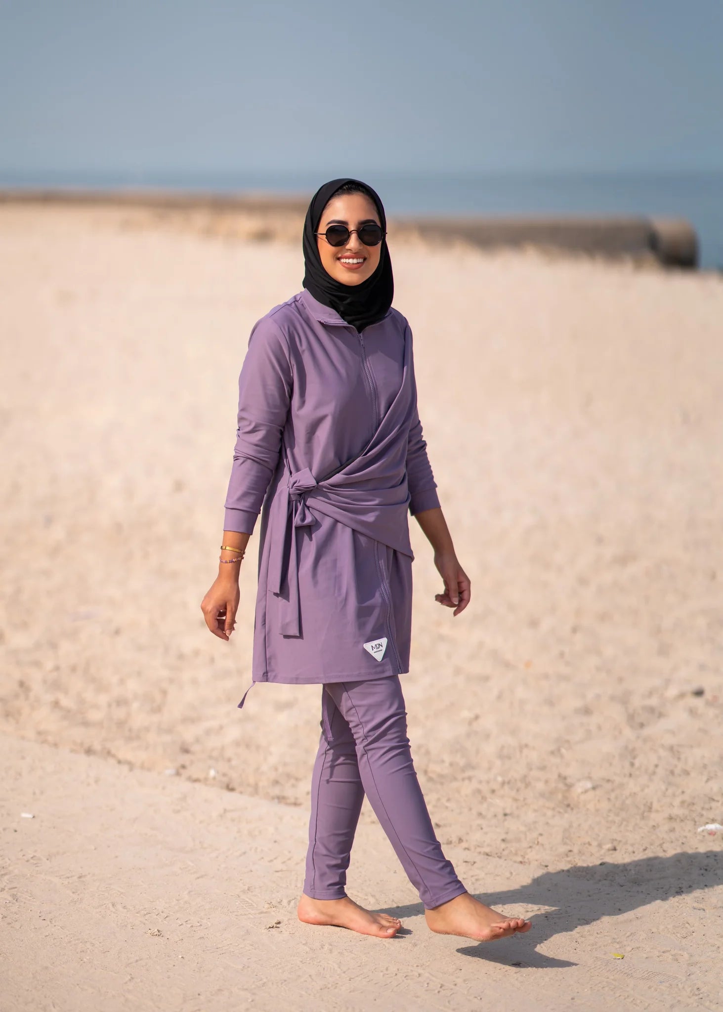Burkini with Side Tie + Turban