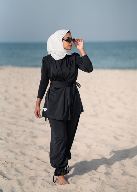 Burkini with Loose Pants + Turban