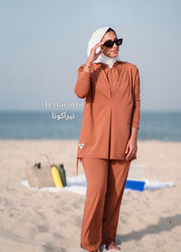 Burkini with Loose Pants + Turban