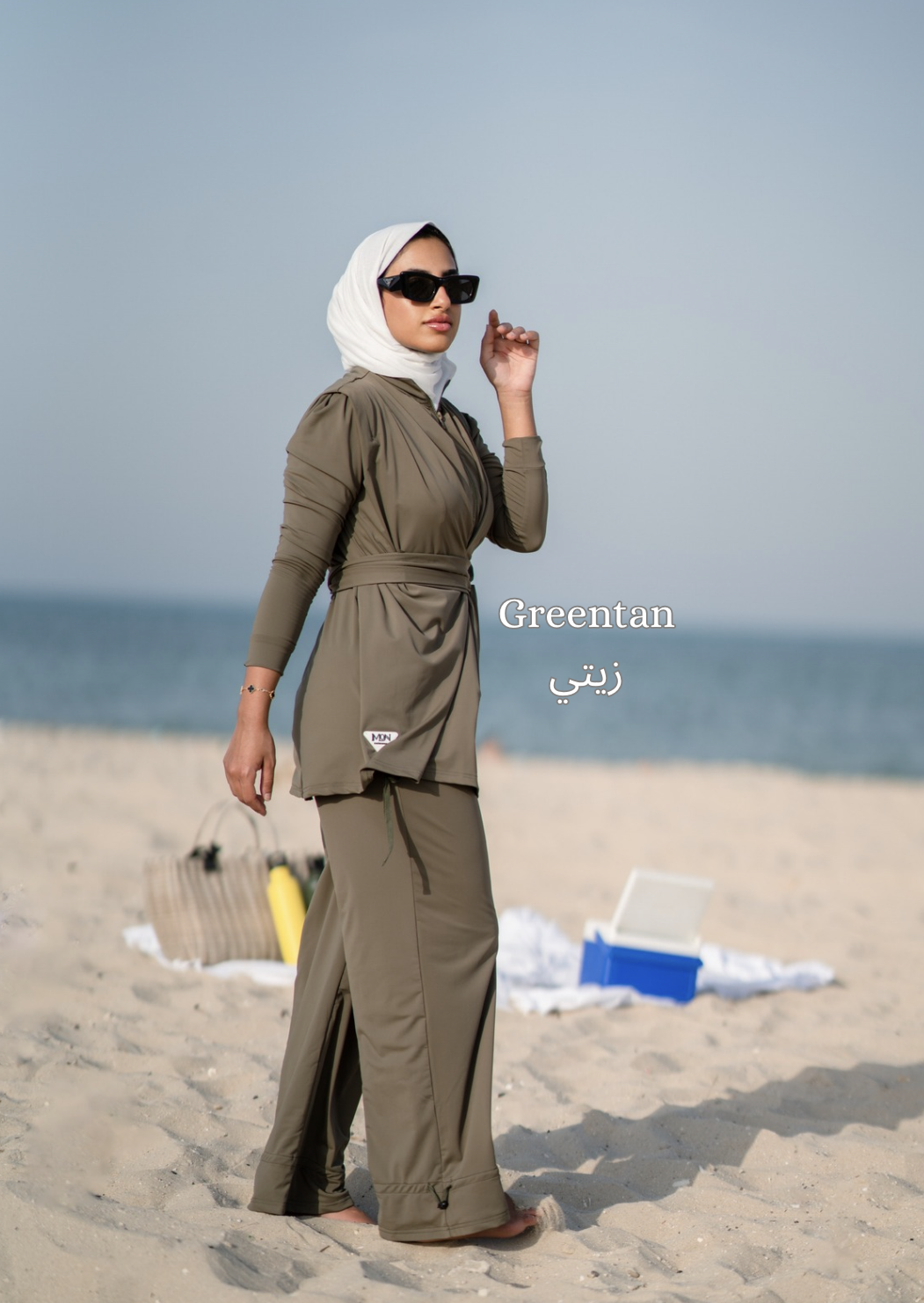 Burkini with Loose Pants + Turban
