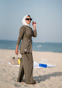 Burkini with Loose Pants + Turban