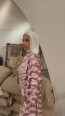 Quilted Velvet Cowl Neck Daraa